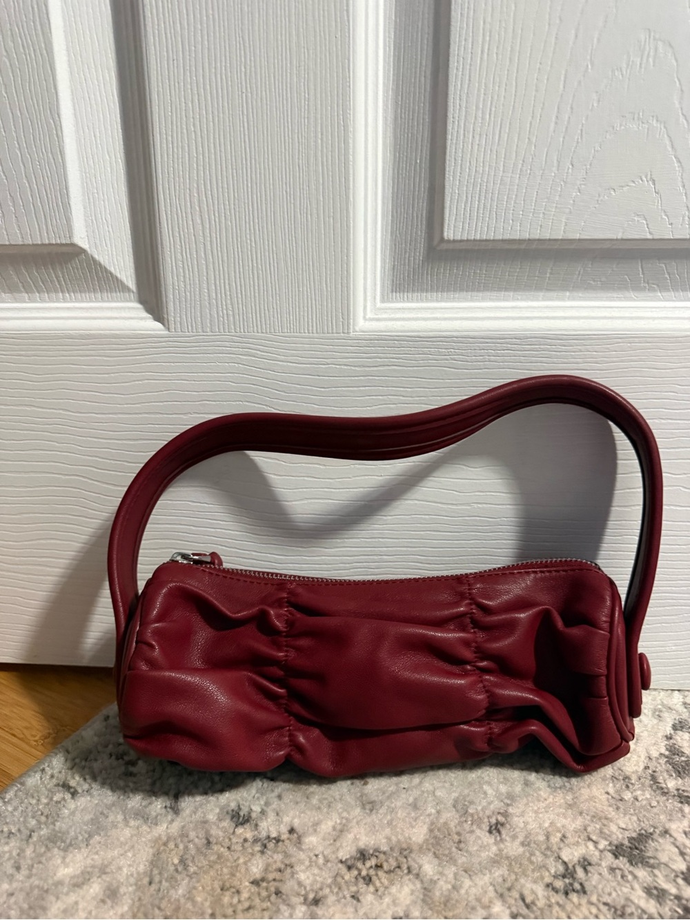 Crunched Shoulder Mini Bag